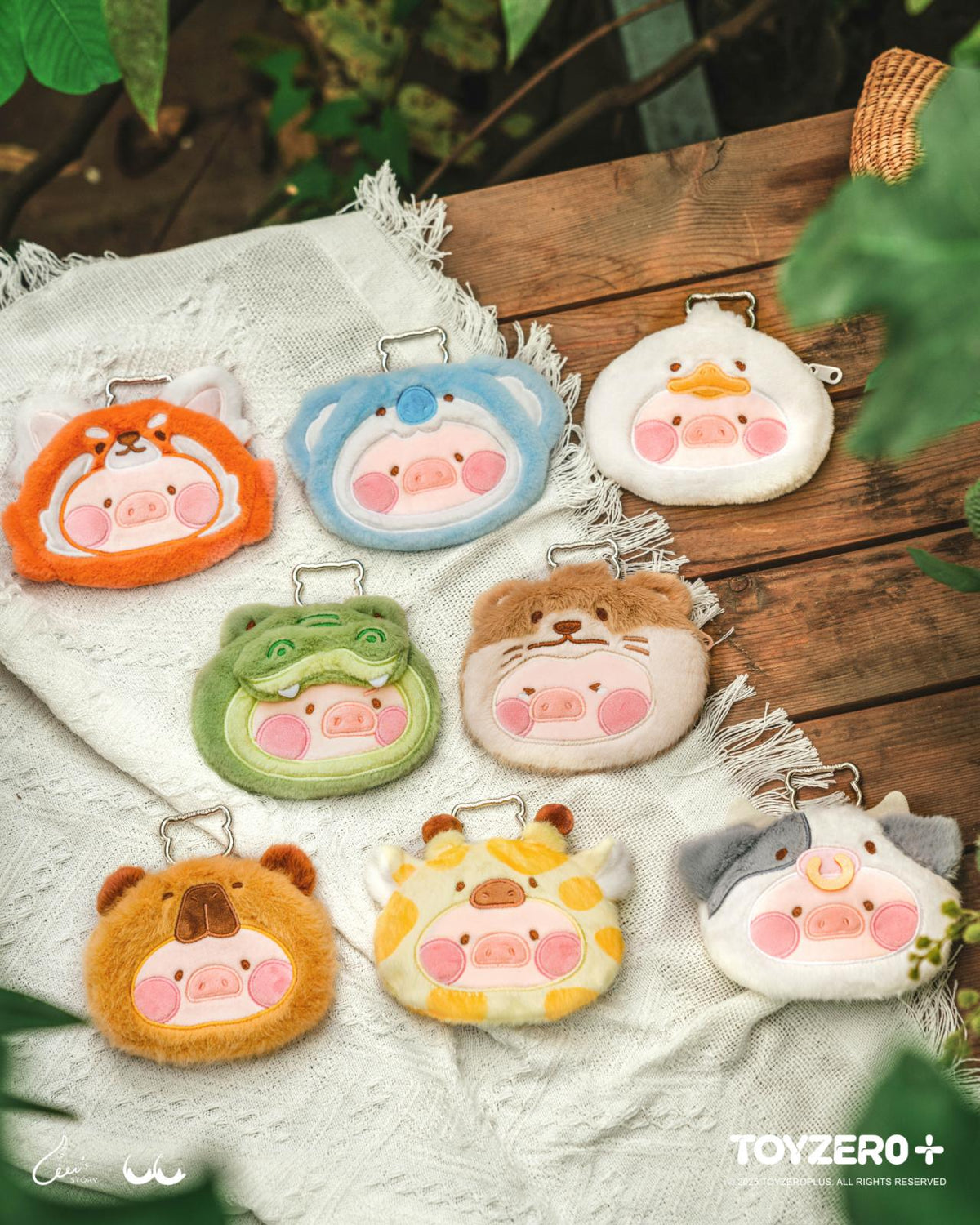 ToyZeroPlus LuLu the Piggy Animal Party Plush Pouch Blind Box Series