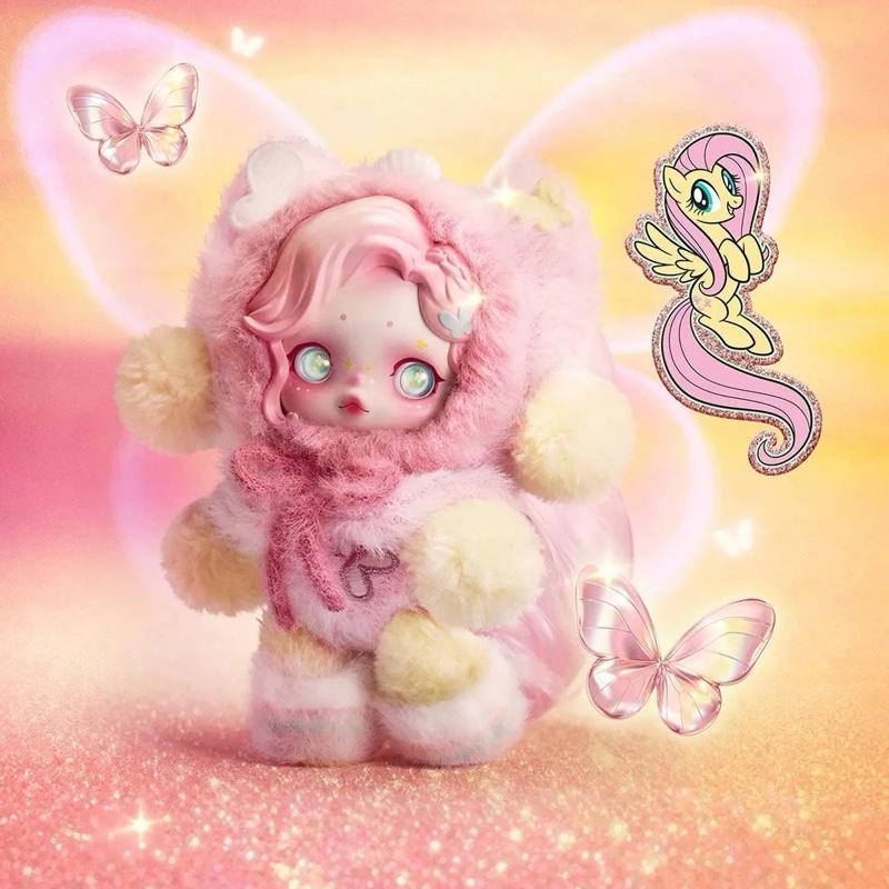 POP MART Skullpanda x MLP Plush Pendant Blind Box Series