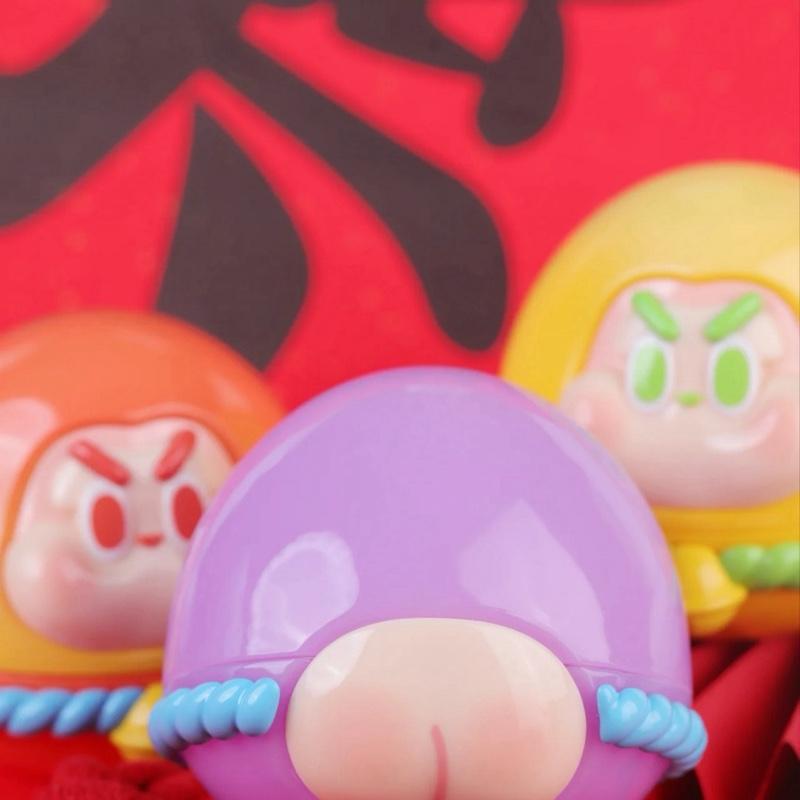 HIDDEN WOOO SLLO Fortune Daruma Blind Box Series