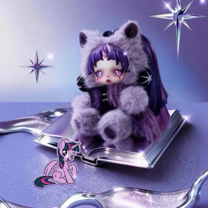 POP MART Skullpanda x MLP Plush Pendant Blind Box Series