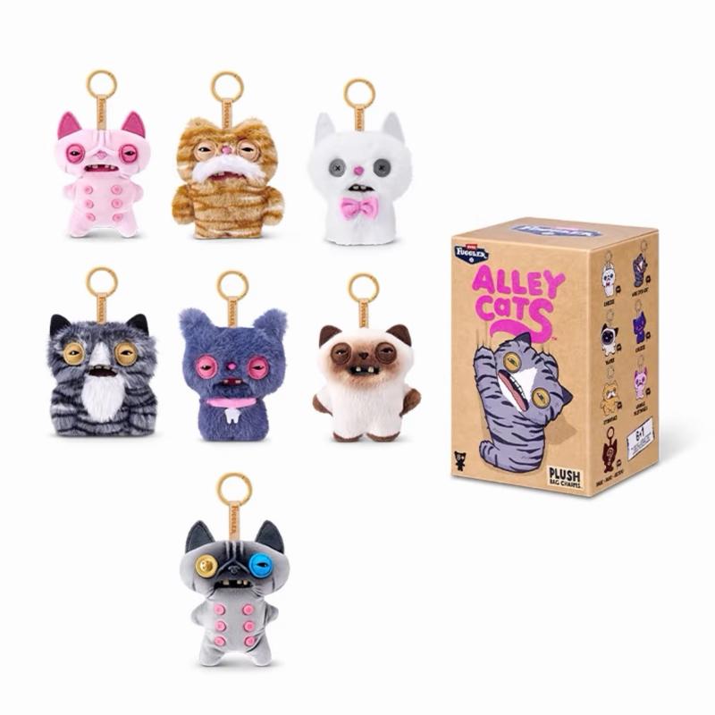 FUGGLER Alley Cats Plush Keychain Blind Box Series