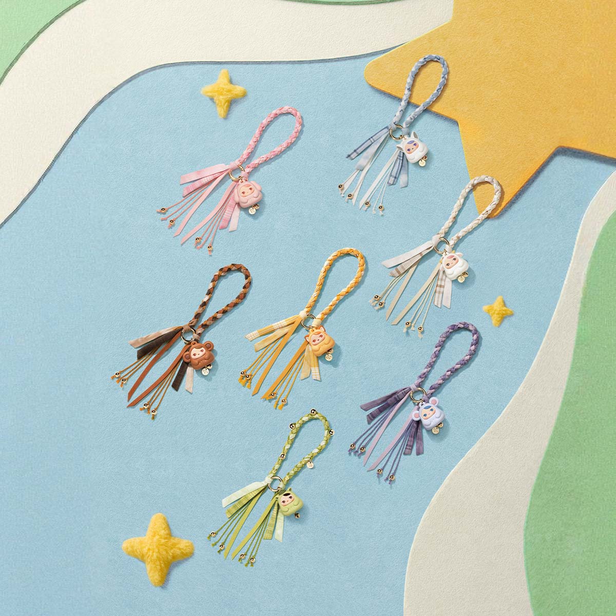 POP MART Pucky Tap Tap Babies Pendant Blind Box Series