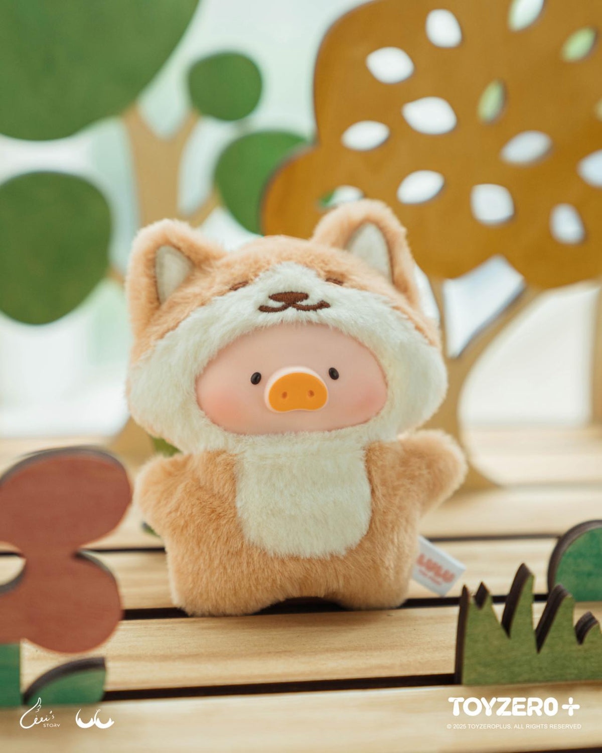 ToyZeroPlus LuLu the Piggy Animal Party Puppet Plush Keychain Blind Box Series