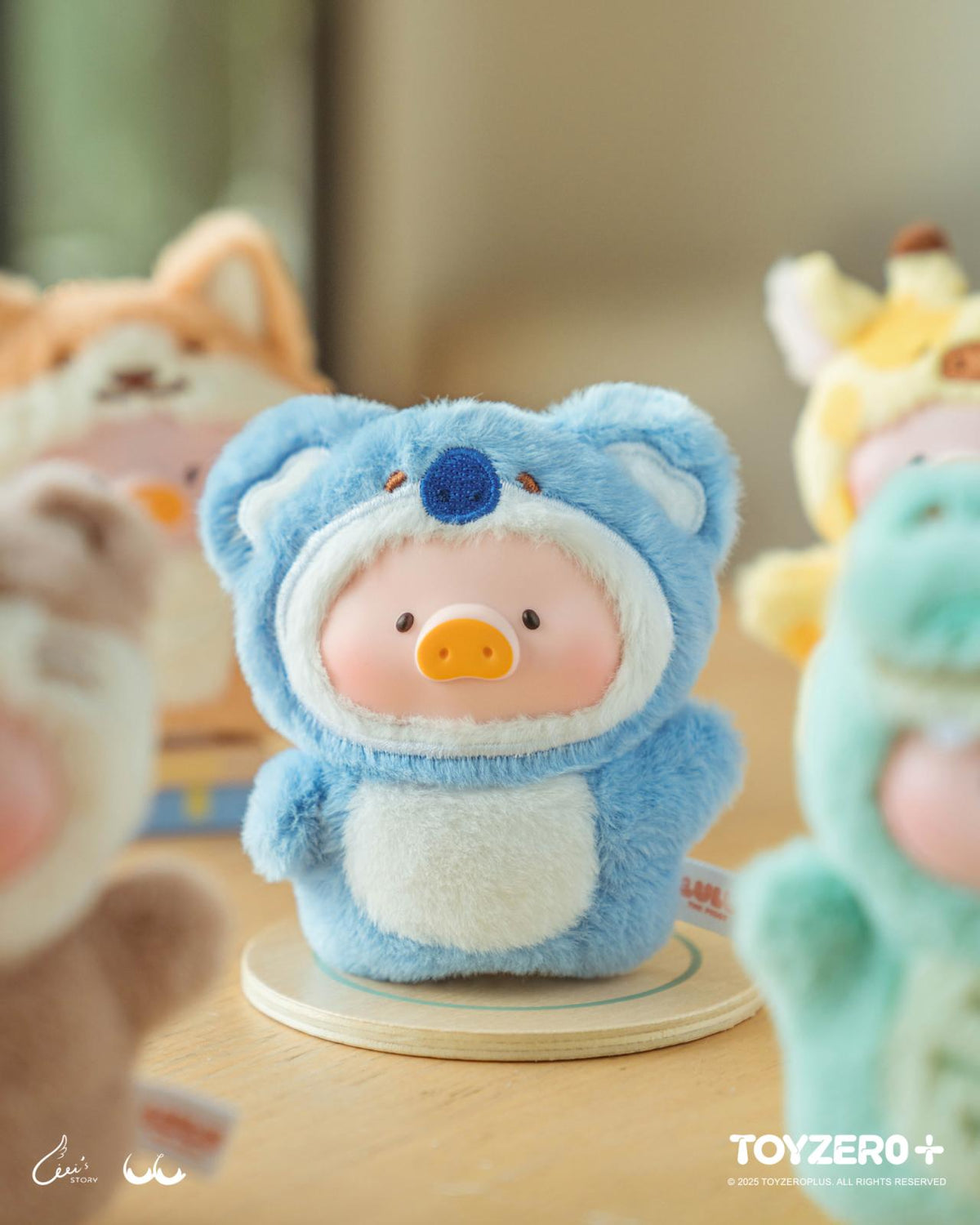 ToyZeroPlus LuLu the Piggy Animal Party Puppet Plush Keychain Blind Box Series