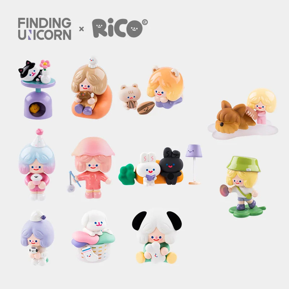 Finding Unicorn RiCo Happy Friends Together Blind Box Series